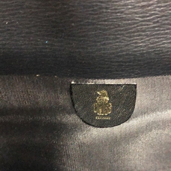 Black Leather Mark Cross folio Briefcase - Picture 8 of 11